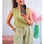 Camiseta Pistacho Tachas